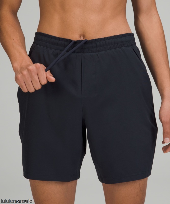 Lululemon Deutschland DELULU823 | Lululemon Deutschland Classic Navy Pace Breaker Gefüttert Kurz 7